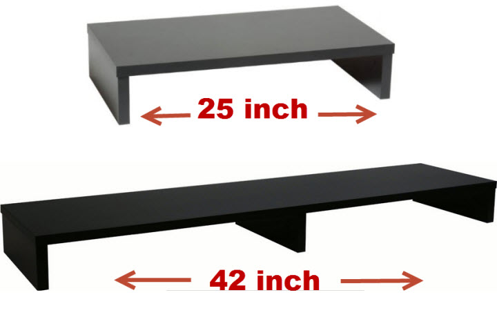 Tabletop TV shelf stand